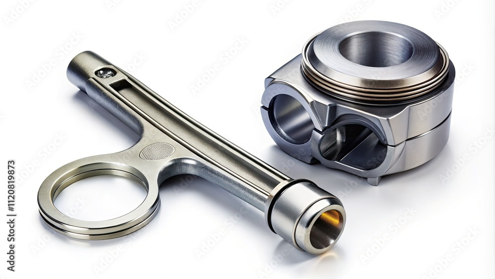 Aerial Auto Service: Piston & Wrench Repair – High-Resolution Isolated Image Aerial Auto Service: Piston & Wrench Repair – High-Resolution Isolated Image