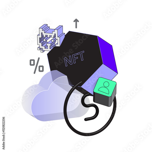 NFT market and cloud technology