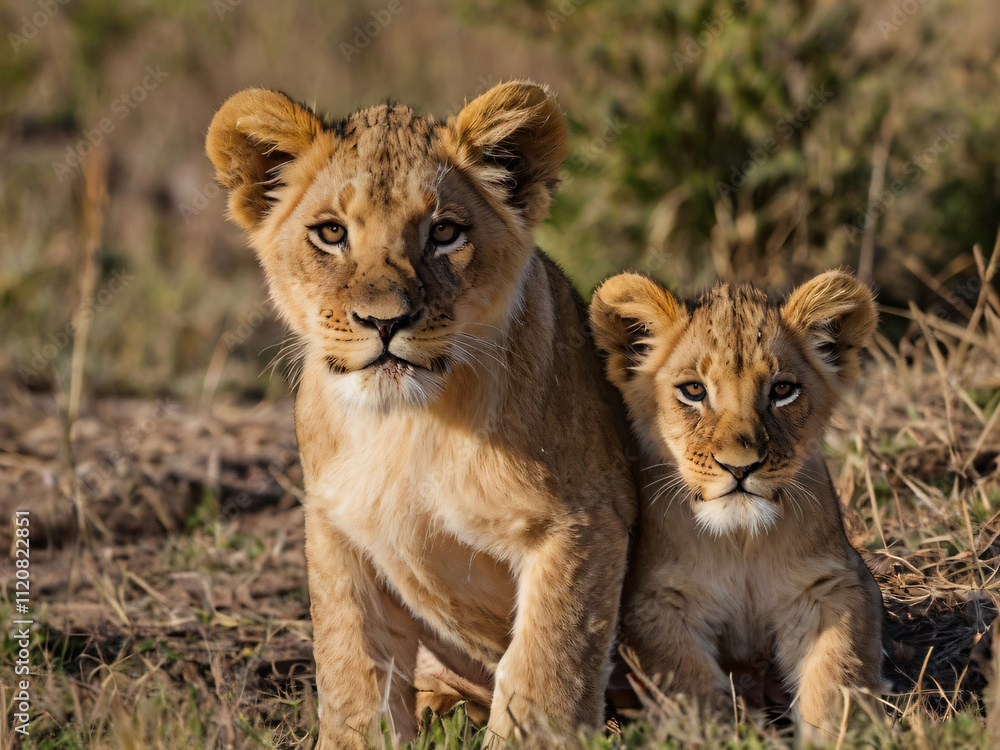 lioness cubs lioness cubs