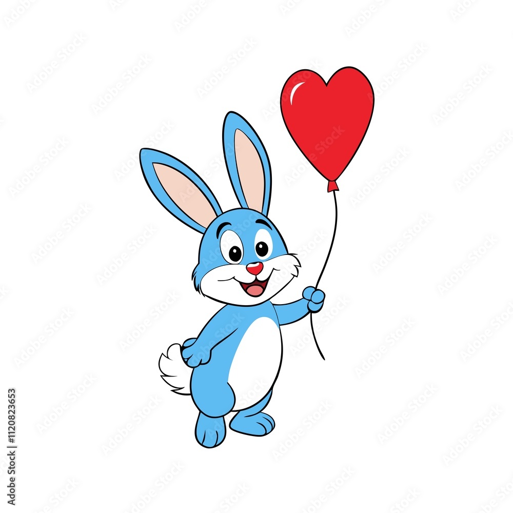 Obraz premium bunny with heart