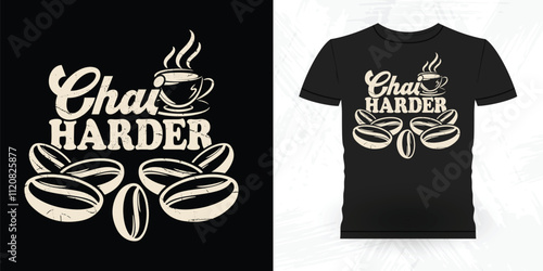Funny Coffee Artists Retro Vintage Coffee Barista T-shirt Design