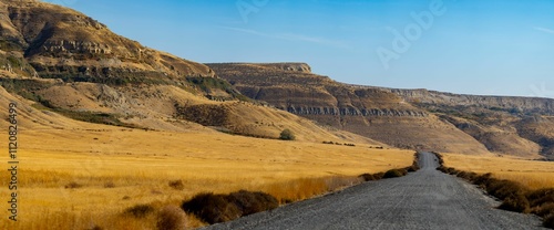 Eastern Washington Landscape Panorama Near Ringold