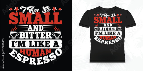 Funny Coffee Artists Retro Vintage Coffee Barista T-shirt Design