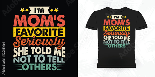 Mom Lover Mother's Day Funny Coffee Artists Retro Vintage Coffee Barista T-shirt Design