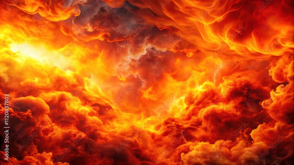 Abstract full frame of vibrant fire cloud background, fire, cloud, abstract, vibrant, heat, warm, inferno, blazing, intense Abstract full frame of vibrant fire cloud background, fire, cloud, abstract, vibrant, heat, warm, inferno, blazing, intense