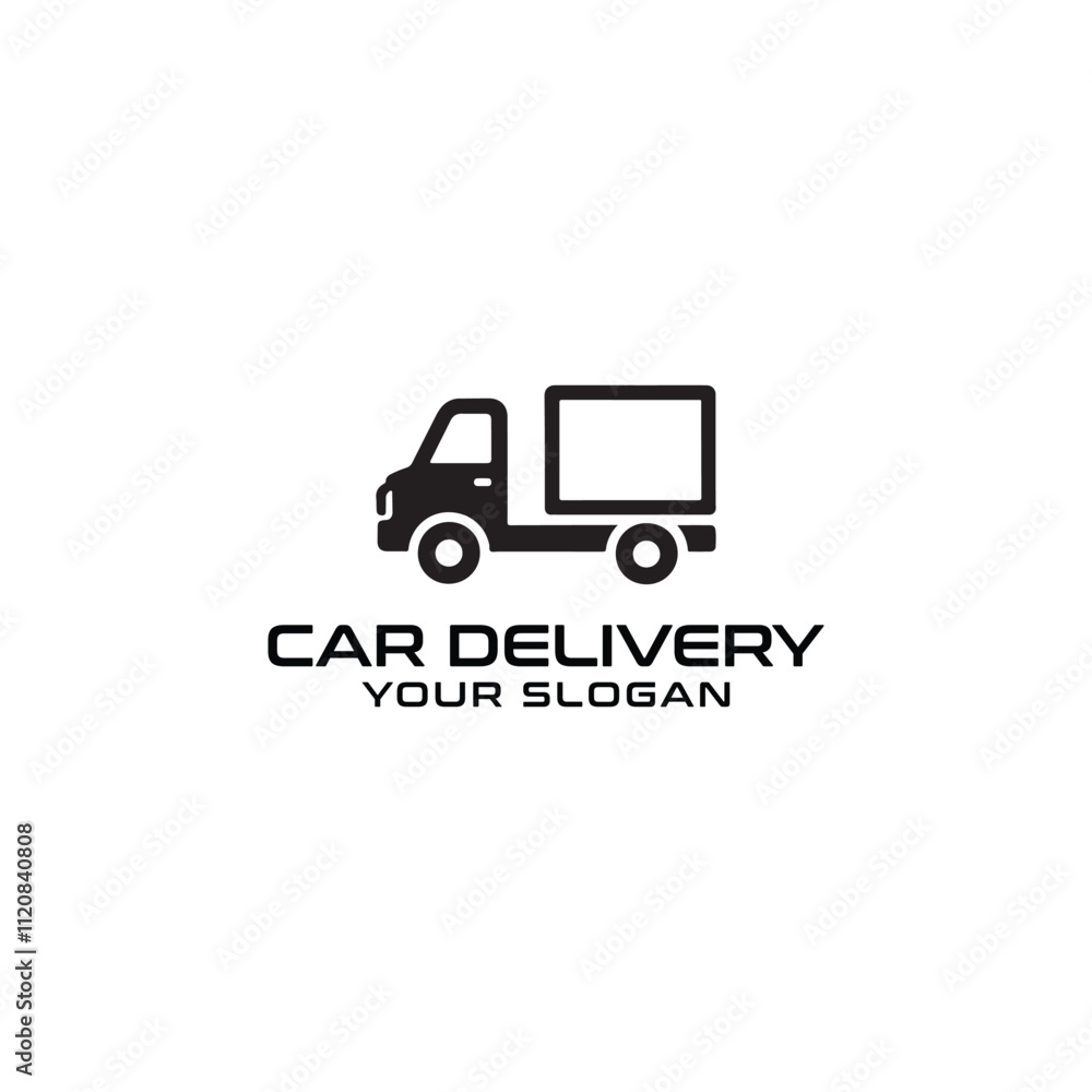 Modern Car Delivery Logo Design Modern Car Delivery Logo Design