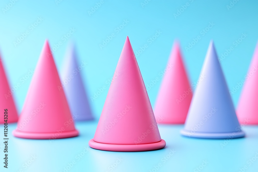Subtle Pastel Triangle Shapes Subtle Pastel Triangle Shapes