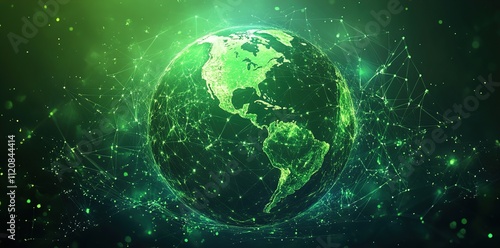 Green logistic or Sustainable transport. Sustainable global transport. images