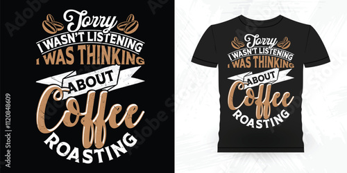 Funny Coffee Artists Retro Vintage Coffee Barista T-shirt Design