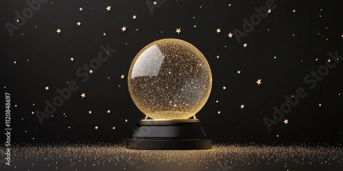 Celestial Snow Globe: Golde...
