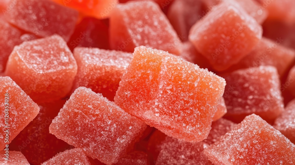 Close Up of Colorful Gummy Candy Cubes Sweet Treats in a Pile Delicious Sugary Confectionery Snack Close Up of Colorful Gummy Candy Cubes Sweet Treats in a Pile Delicious Sugary Confectionery Snack