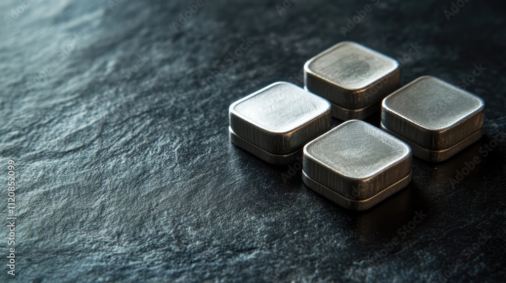 KPI Key Performance Indicators represented by square blocks on coins arranged on a dark surface for business and finance illustration KPI Key Performance Indicators represented by square blocks on coins arranged on a dark surface for business and finance illustration
