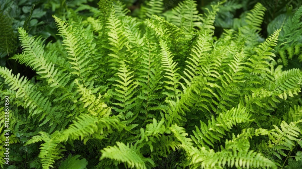 Lush green ferns flourishing in summer sunlight creating a vibrant natural background symbolizing growth and renewal in nature. Lush green ferns flourishing in summer sunlight creating a vibrant natural background symbolizing growth and renewal in nature.