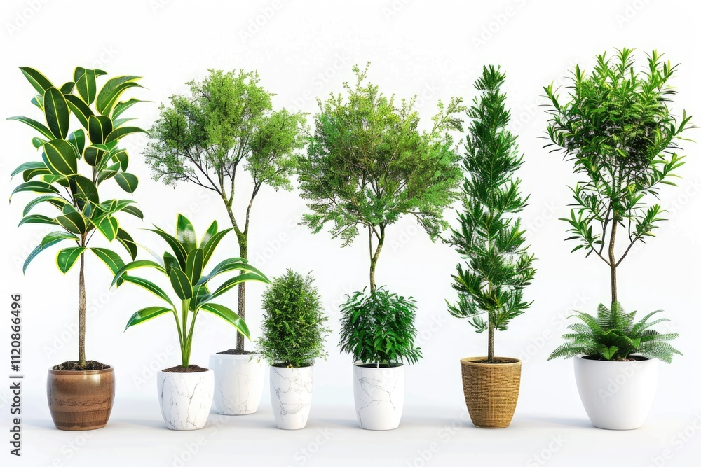 Obraz premium green plant isolated