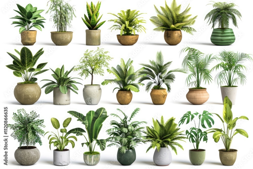 Obraz premium green plant isolated