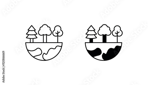 Eco Fuel icon design with white background stock illustration