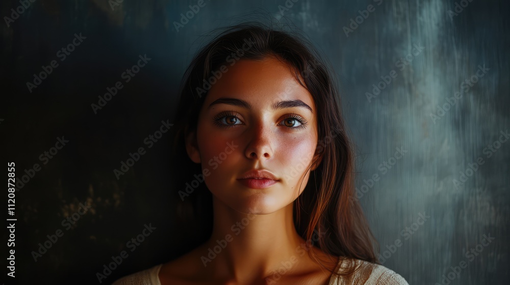 Conceptual portrait illustrating advancements in facial recognition and deepfake detection technology with a focus on human emotions. Conceptual portrait illustrating advancements in facial recognition and deepfake detection technology with a focus on human emotions.