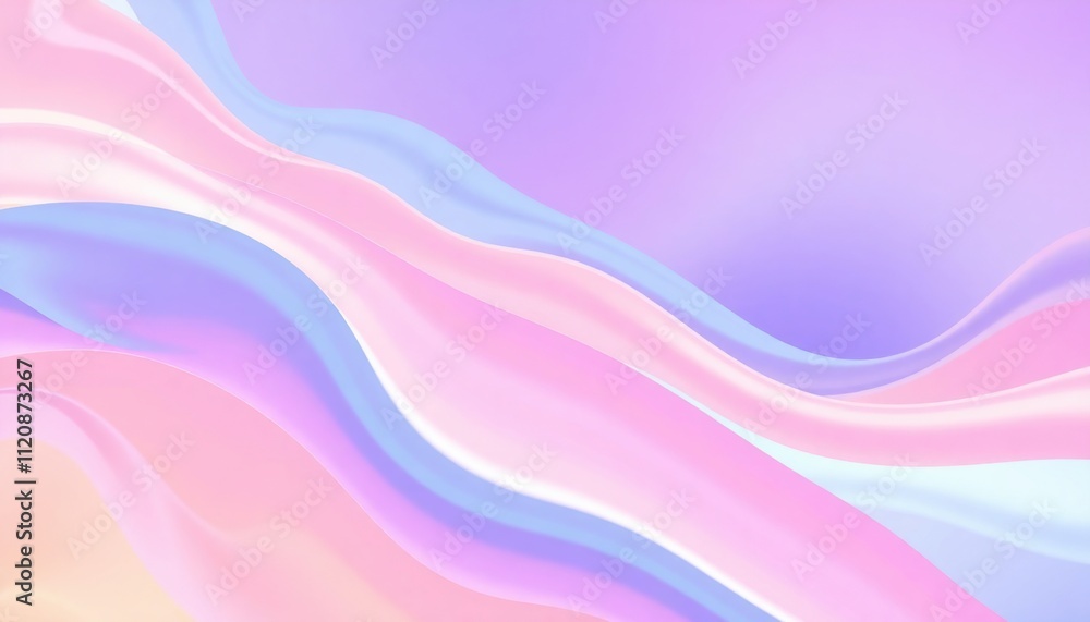 Abstract background with pastel colored waves Abstract background with pastel colored waves