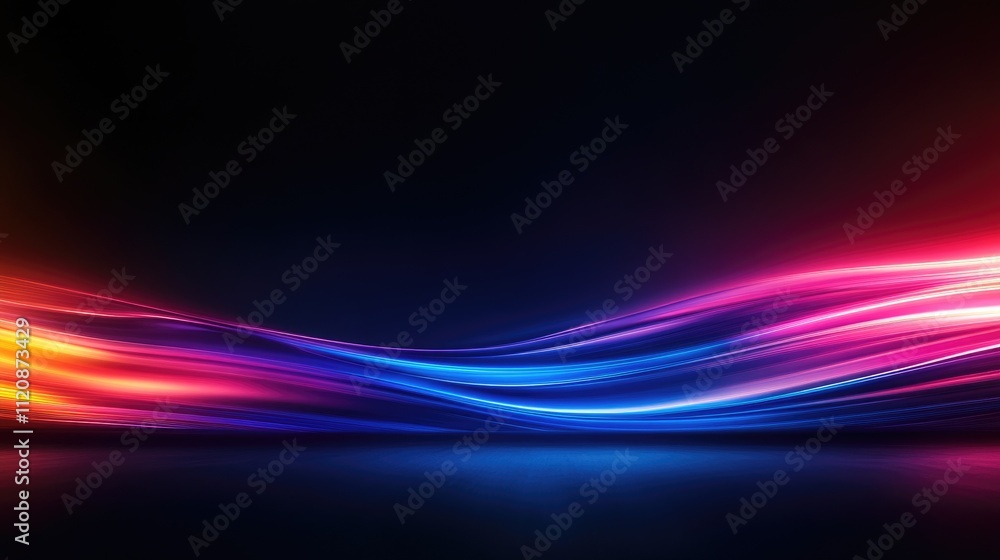 Abstract Technology Background with Motion Light Trails Abstract Technology Background with Motion Light Trails