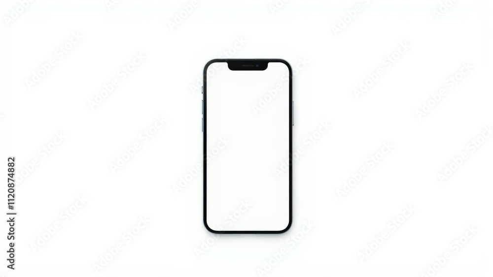 Modern Smartphone Mockup: Perfect for App Presentation, UI Design, and Branding Modern Smartphone Mockup: Perfect for App Presentation, UI Design, and Branding