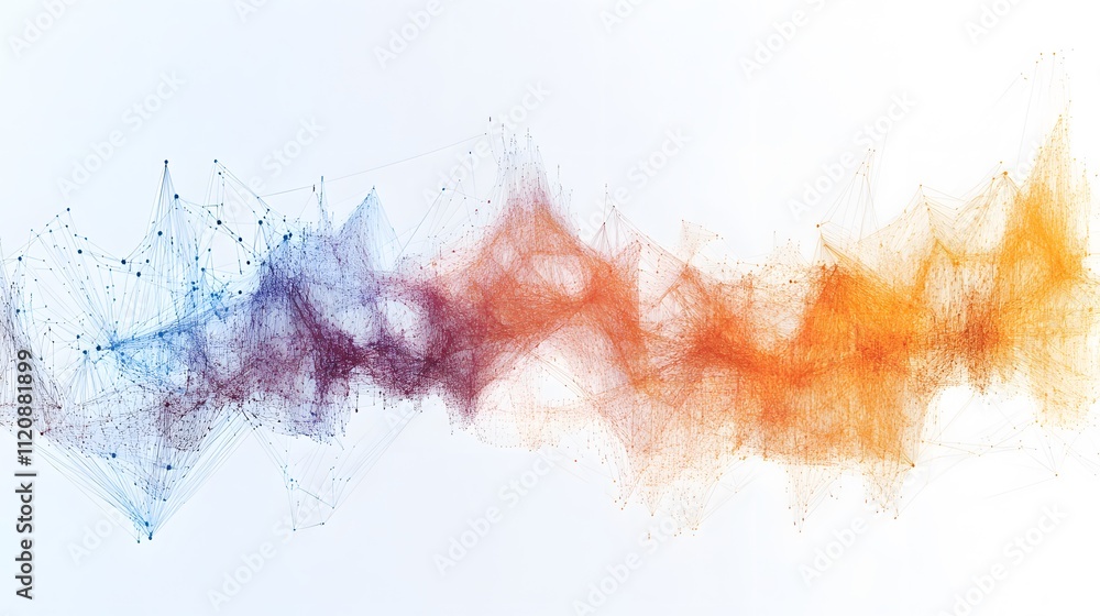 A symbolic display of networking lines, cloud symbols, and global graphs for digital transformation. White background. No shadow A symbolic display of networking lines, cloud symbols, and global graphs for digital transformation. White background. No shadow