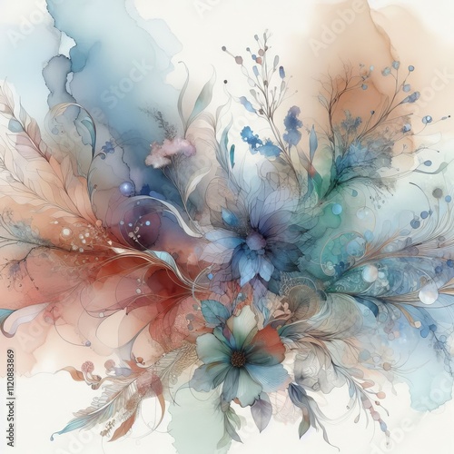 Watercolor Reflections A design inspired by watercolor reflectio