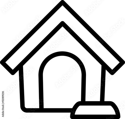 Pet House Line Icon