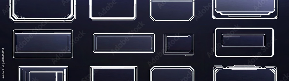 Collection of various digital interface elements. Collection of various digital interface elements.