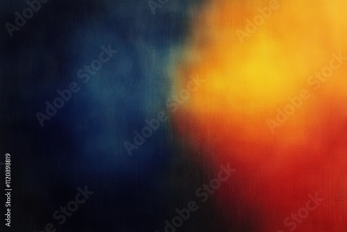 Vibrant Color Gradient Abstract Background with Soft Textures and Blurry Effects in Orange Blue Red Yellow