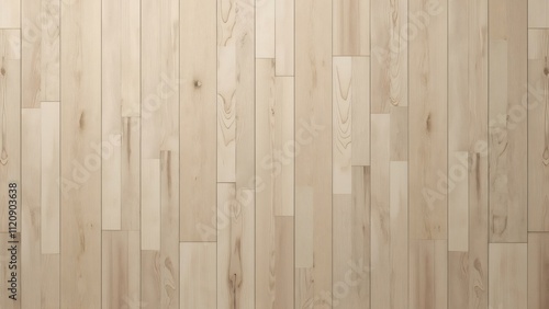 Realistic Light Wood Flooring Texture, Seamless Top View Background for Design Projects