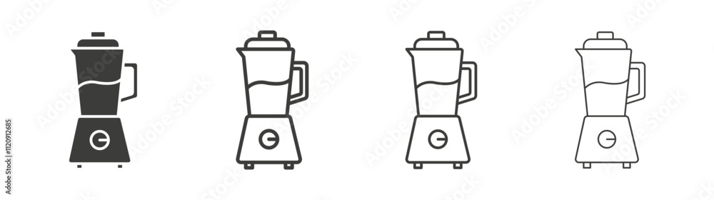 Blender icon pack. vector illustration Blender icon pack. vector illustration