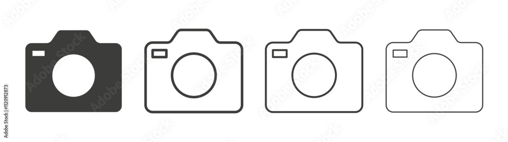 Camera icon pack. vector illustration Camera icon pack. vector illustration