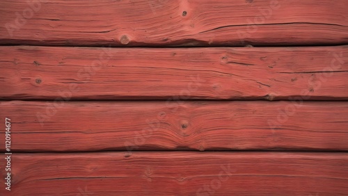 Wallpaper Mural Rustic Red Wood Texture, Aged Red-Brown Wooden Planks Background Torontodigital.ca