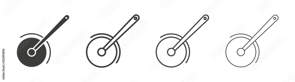 Pizza Slicer icon pack. vector illustration Pizza Slicer icon pack. vector illustration