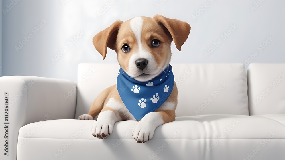 Cute Puppy – Adorable Sitting Portrait Cute Puppy – Adorable Sitting Portrait