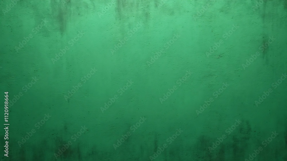 Obraz premium 8K Green Wall Texture, Grainy, Rough Concrete Background