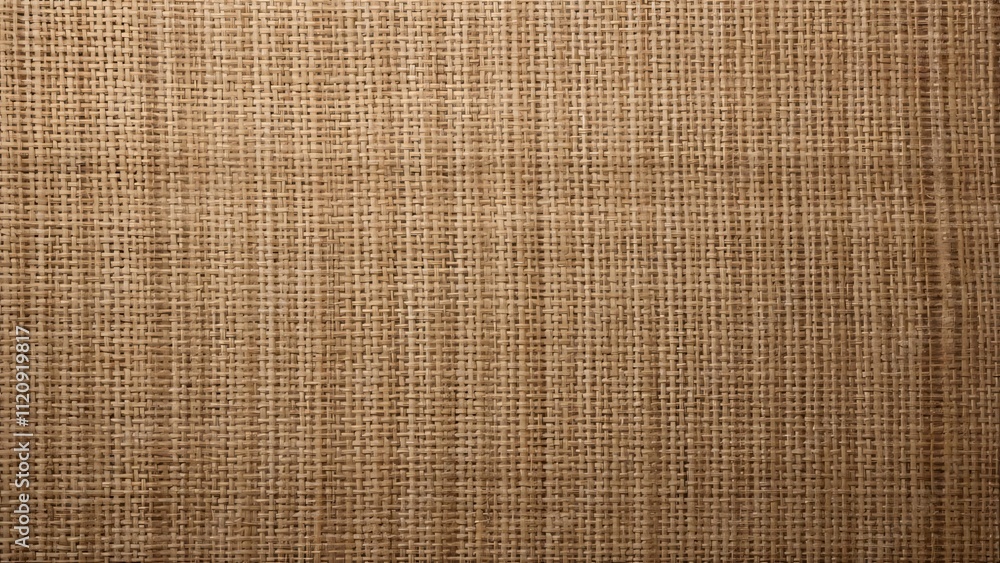 Fototapeta premium High-Resolution Burlap Fabric Texture, Flat Lay, Top View, Brown Woven Background