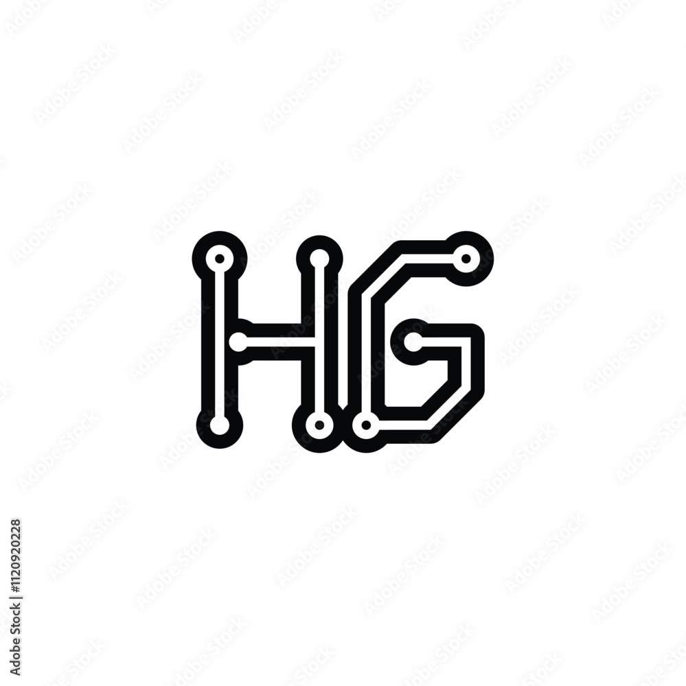 HG monogram logo design letter text name symbol monochrome logotype alphabet character simple logo HG monogram logo design letter text name symbol monochrome logotype alphabet character simple logo