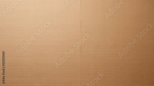 High-Resolution Brown Cardboard Texture, Top View Background for Design, Packaging, and Decoration with Copy Space