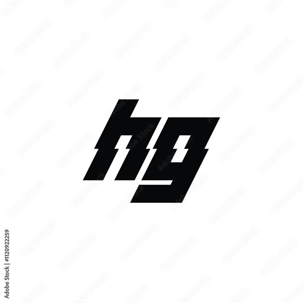 HG monogram logo design letter text name symbol monochrome logotype alphabet character simple logo HG monogram logo design letter text name symbol monochrome logotype alphabet character simple logo