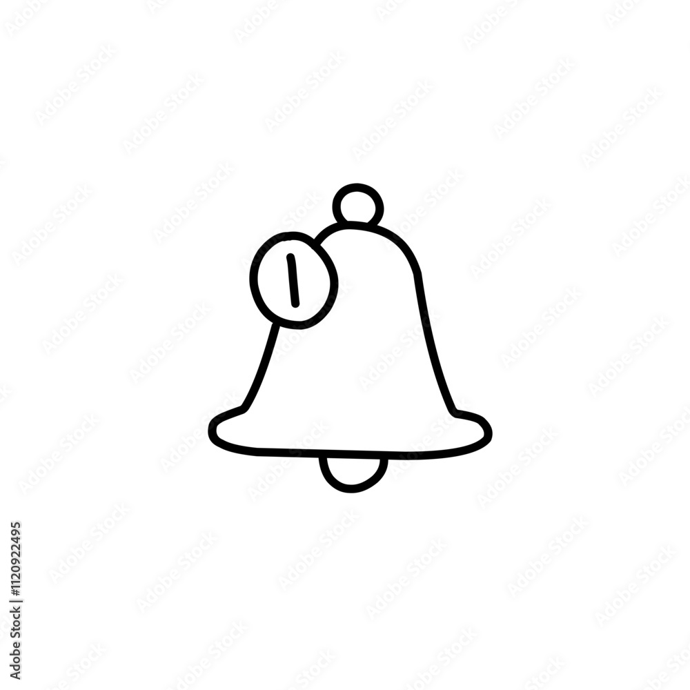 outline of the bell outline of the bell