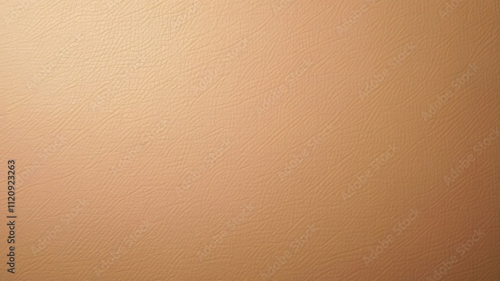 High-Resolution Light Brown Leather Texture, Close-Up Top View of Detailed Leather Background for Design