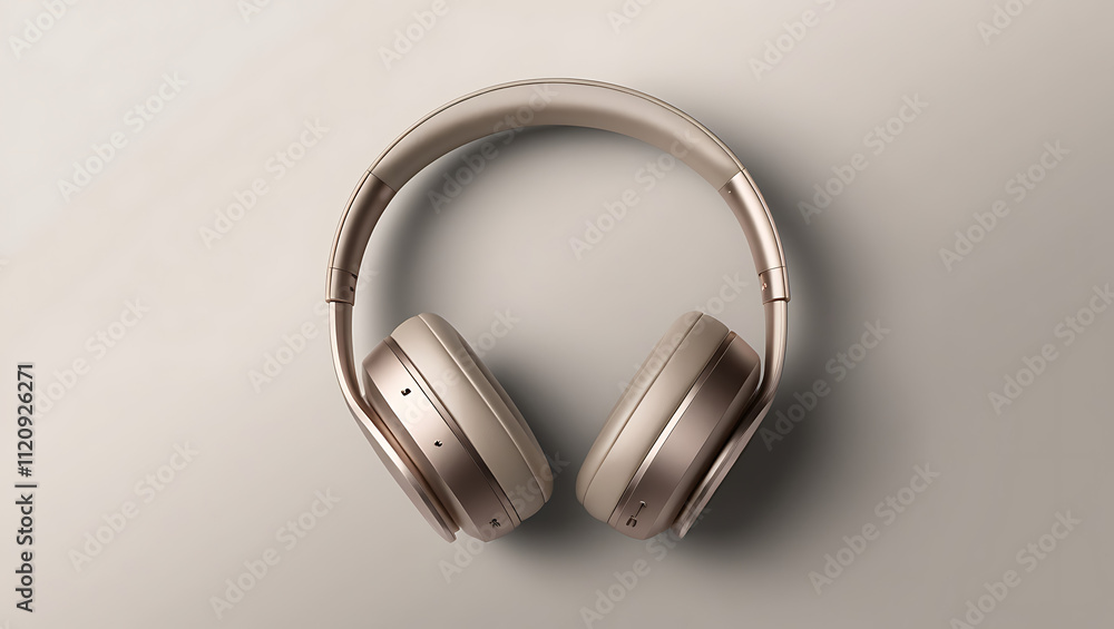 A pair of minimalist headphones with circular ear cups and a curved band, illustrated with smooth, clean lines and a neutral gradient background.
A pair of minimalist headphones with circular ear cups and a curved band, illustrated with smooth, clean lines and a neutral gradient background.