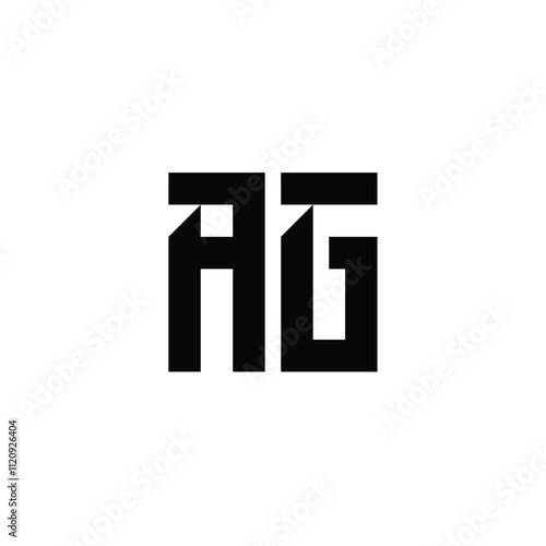 HG monogram logo design letter text name symbol monochrome logotype alphabet character simple logo photo