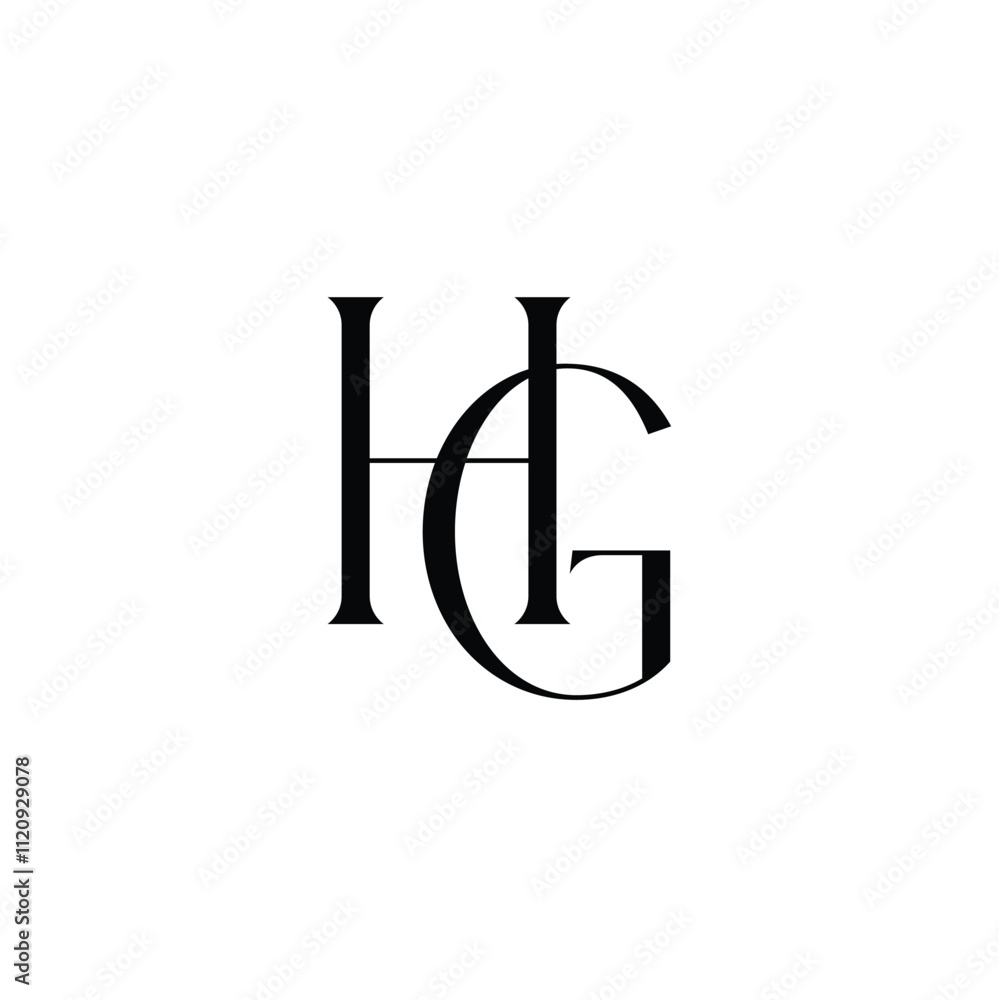 HG monogram logo design letter text name symbol monochrome logotype alphabet character simple logo HG monogram logo design letter text name symbol monochrome logotype alphabet character simple logo