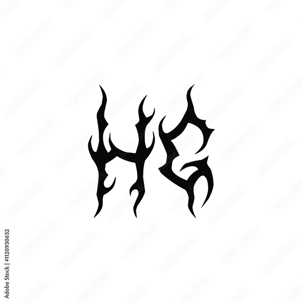 HG monogram logo design letter text name symbol monochrome logotype alphabet character simple logo HG monogram logo design letter text name symbol monochrome logotype alphabet character simple logo