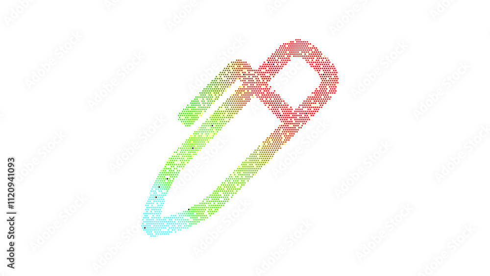 Icon pen is made up of LED square shapes. There are bright diodes and there are black dead diodes Icon pen is made up of LED square shapes. There are bright diodes and there are black dead diodes
