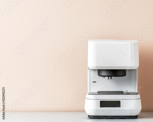 Detailed view of a spectrophotometer analyzing DNA samples, critical for genomic studies photo