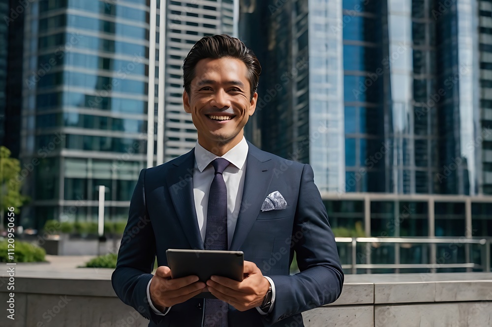 portrait of a Businessman, smilling, wearing suits portrait of a Businessman, smilling, wearing suits