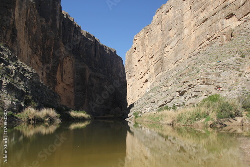 Santa Elena Canyon and the Rio Grande in Big Bend National Park, Texas